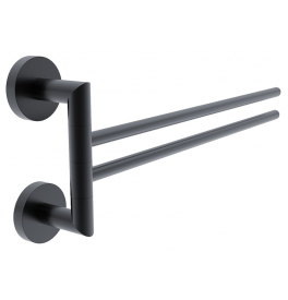 Towel holder with swing arm NIMCO UNIX BLACK